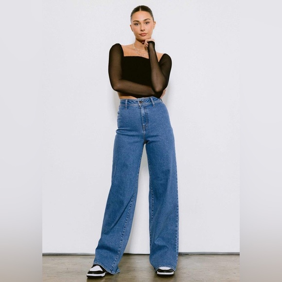 Vibrant M.i.U Wide Leg High Rise Jeans Size 3/Small - Picture 8 of 11